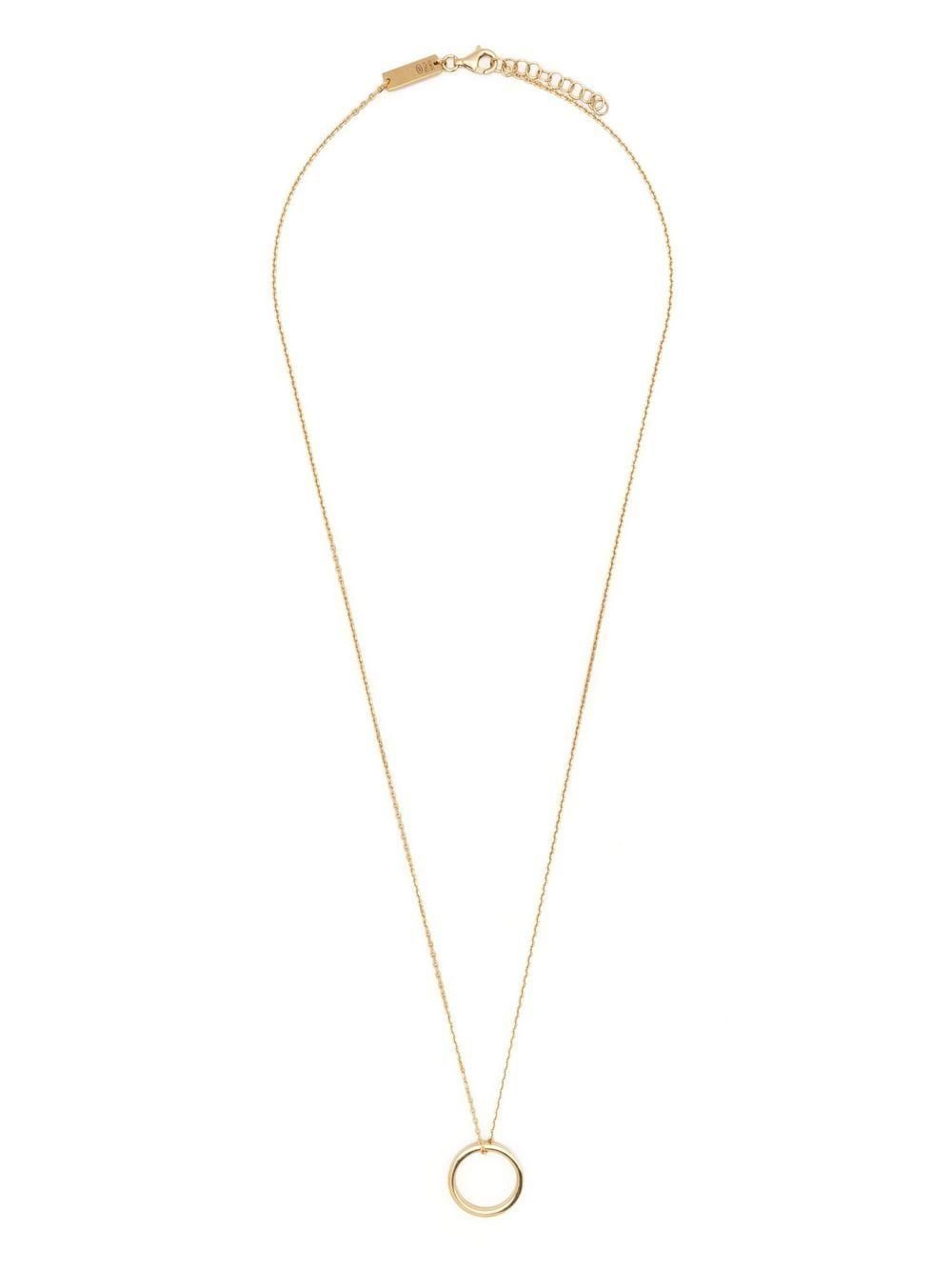 Maison Margiela Ring-Pendant Detailed Necklace