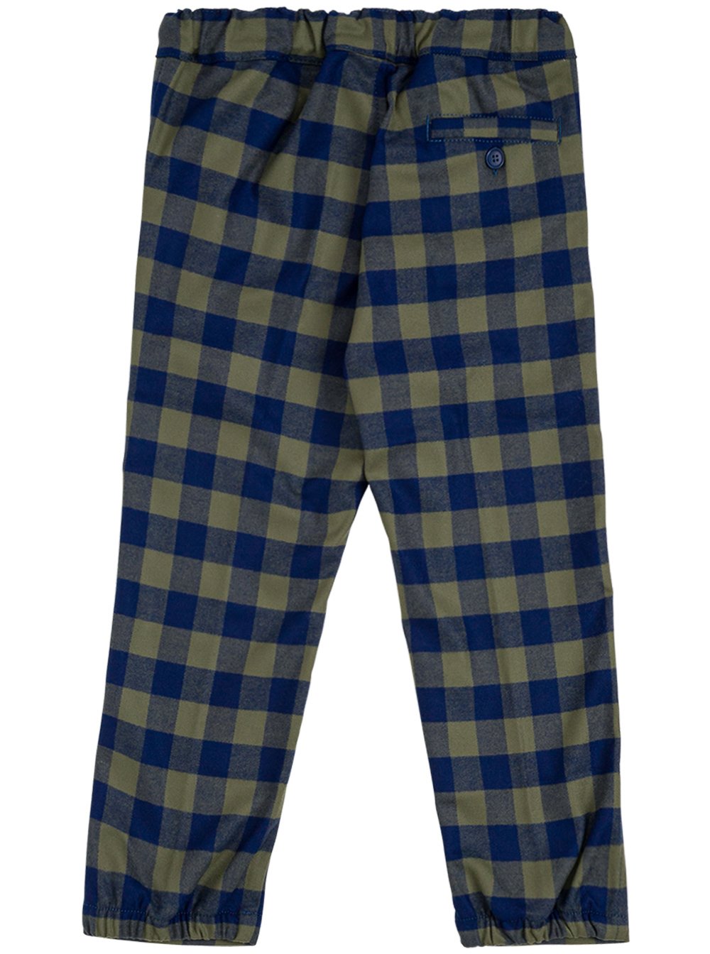Il Gufo Check Printed Elasticated Waist Pants