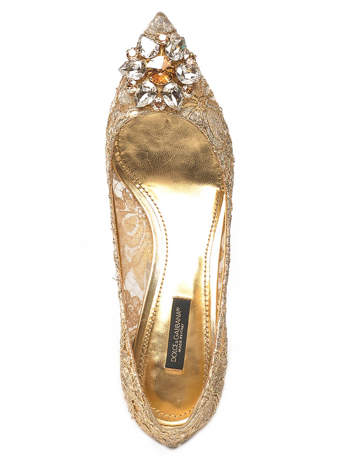 Dolce & Gabbana Belluci Embellished Lace Pumps
