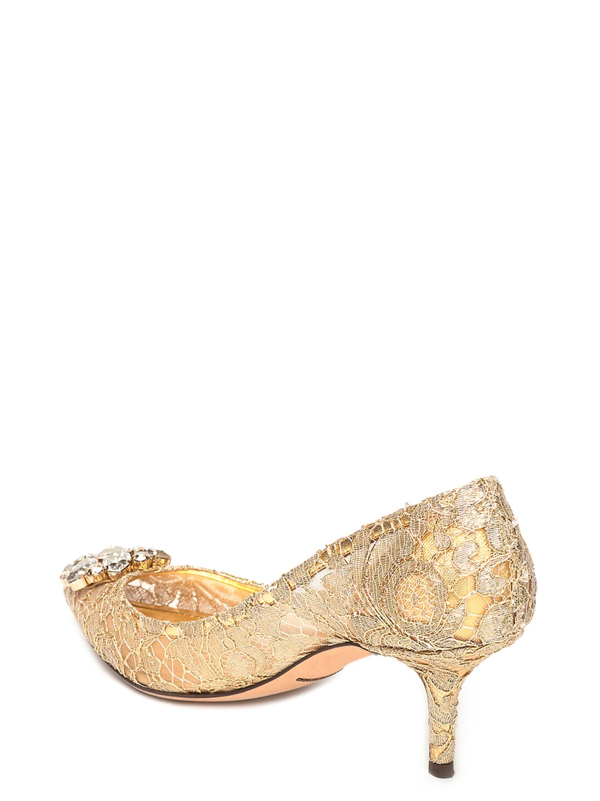 Dolce & Gabbana Belluci Embellished Lace Pumps
