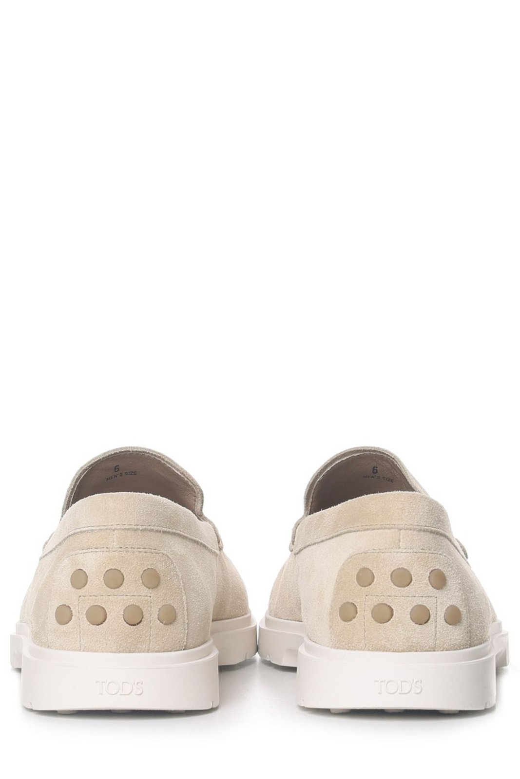 Tod's Round Toe Slip-On Loafers