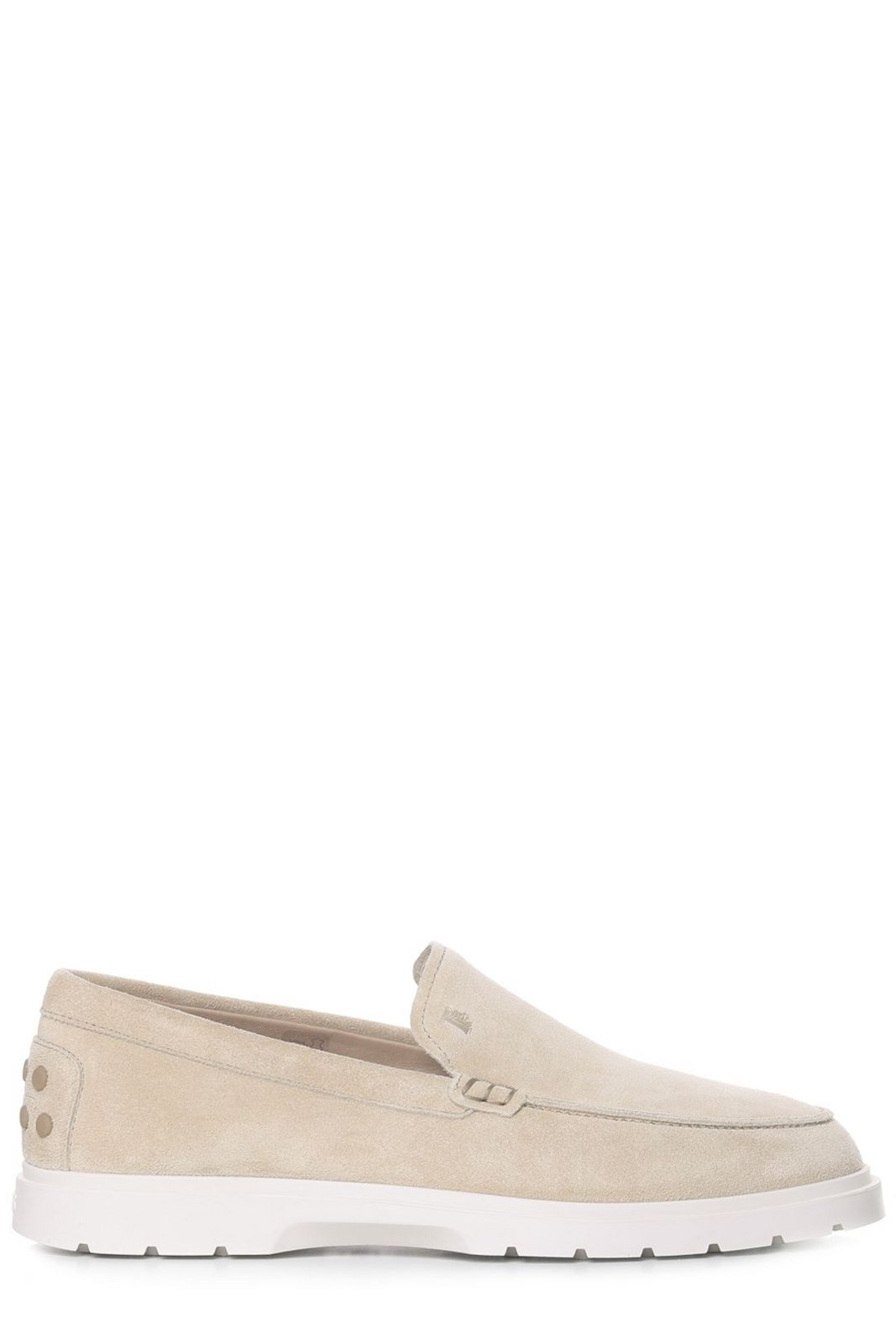 Tod's Round Toe Slip-On Loafers