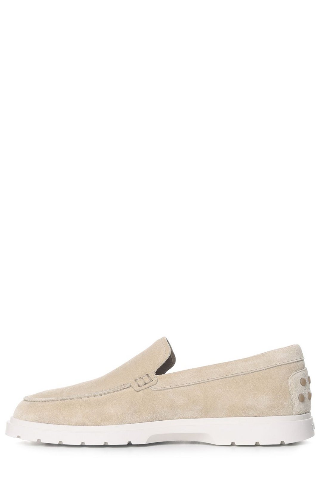 Tod's Round Toe Slip-On Loafers