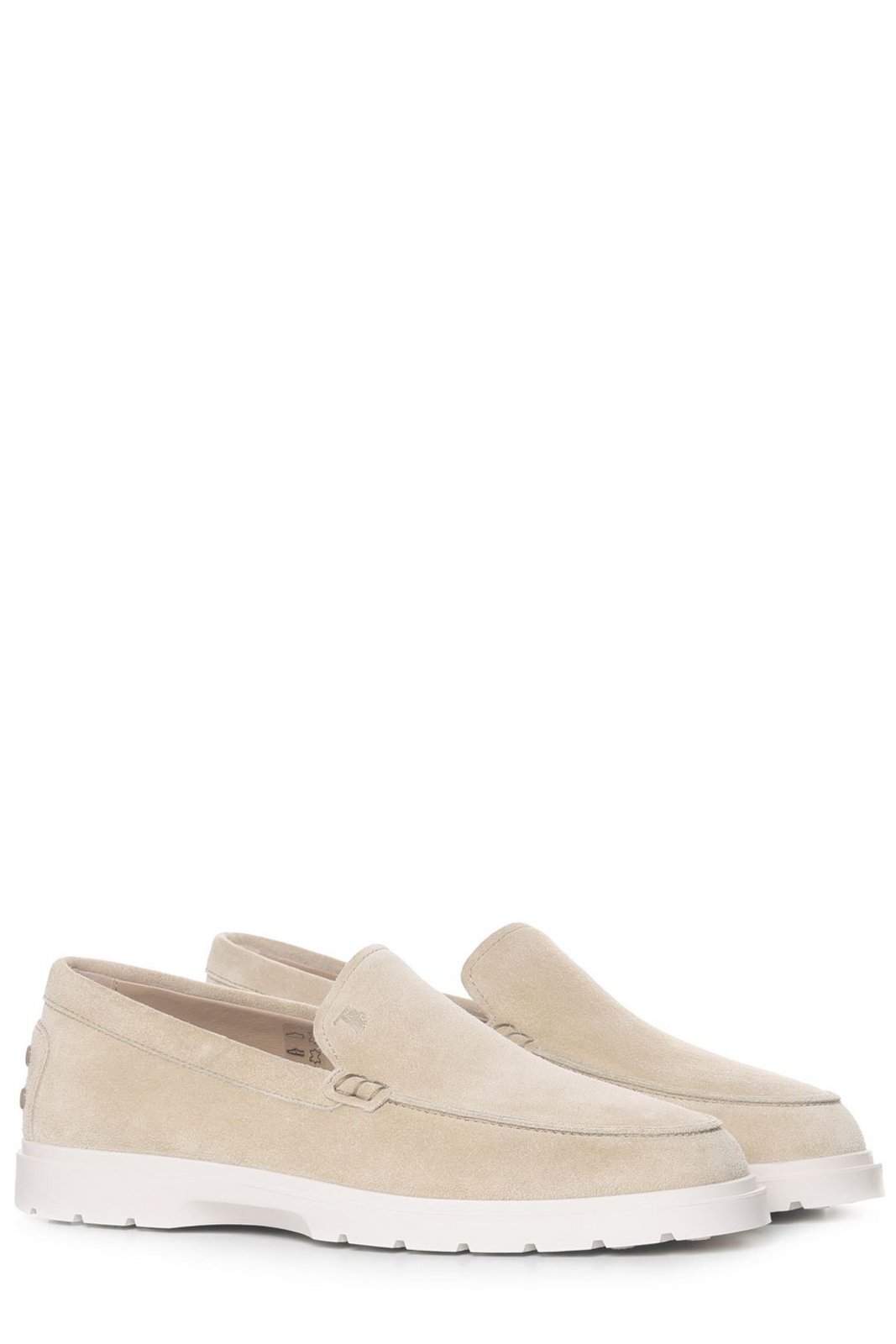 Tod's Round Toe Slip-On Loafers