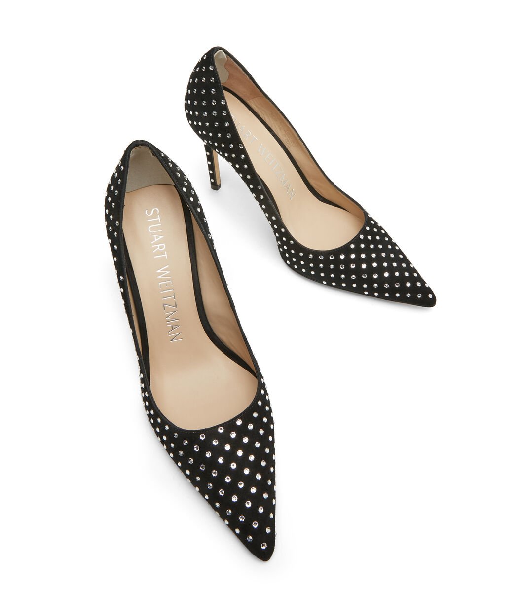 Stuart Weitzman Swarovski Crystal-Embellished Pumps