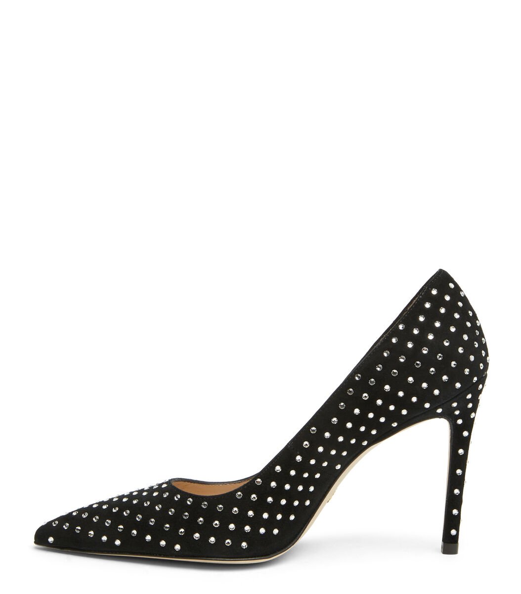 Stuart Weitzman Swarovski Crystal-Embellished Pumps 3 Stuart Weitzman Swarovski Crystal-Embellished Pumps