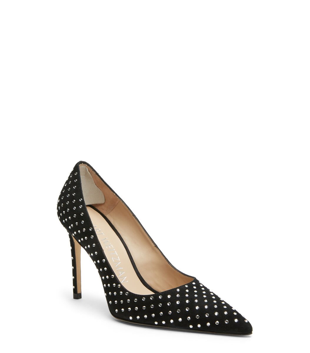 Stuart Weitzman Swarovski Crystal-Embellished Pumps 4 Stuart Weitzman Swarovski Crystal-Embellished Pumps