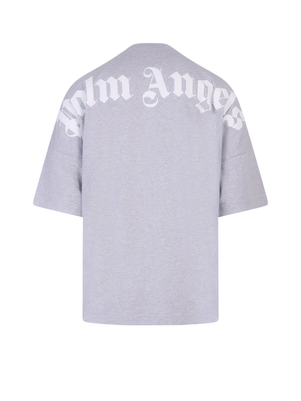 Palm Angels Logo Printed Crewneck T-Shirt