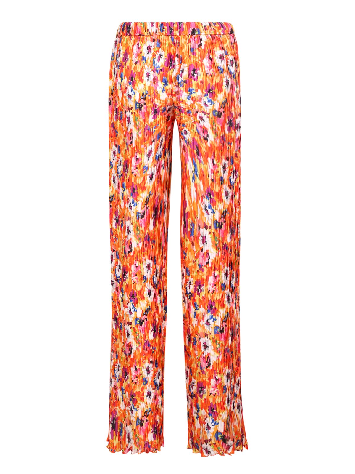 MSGM Floral Printed Pleated Pants