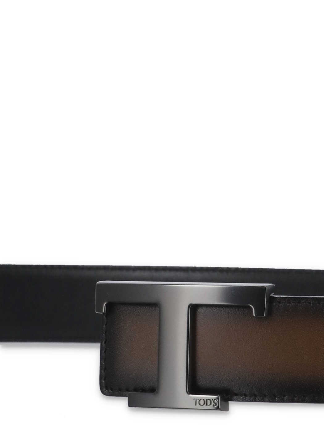 Tod's Reversible Logo Plaque Buckle Belt