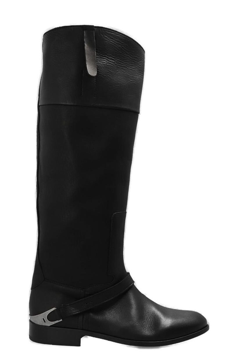 Golden Goose Deluxe Brand Charlie Logo-Engraved Boots
