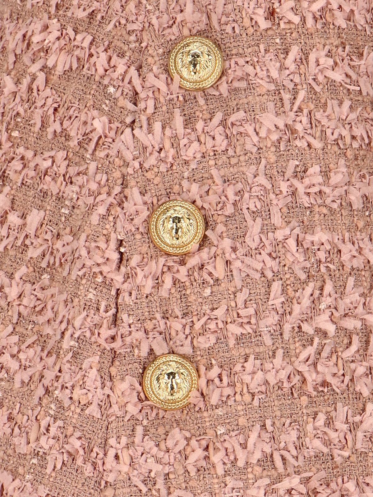 Balmain Buttoned Tweed Shorts