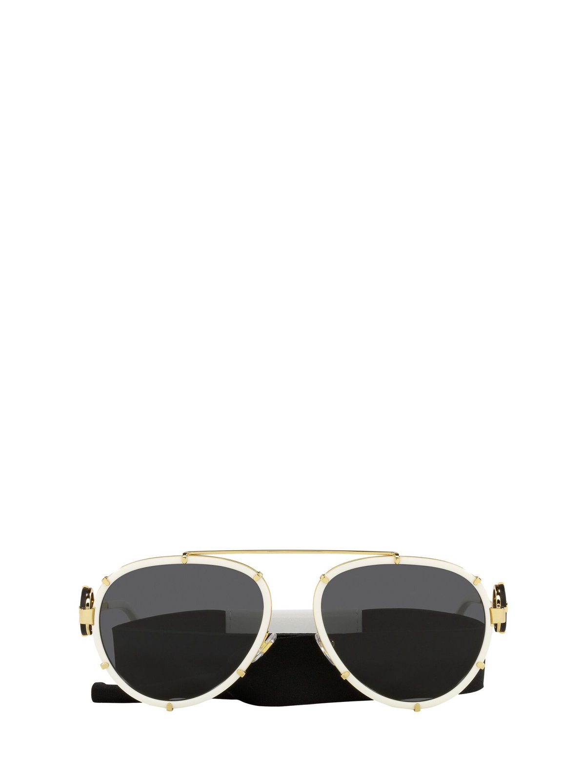 Versace Eyewear Aviator Frame Sunglasses