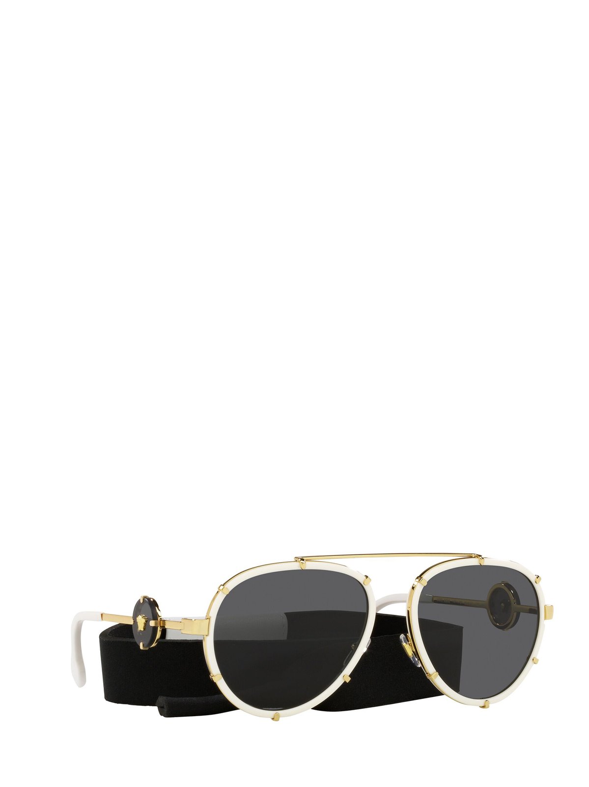 Versace Eyewear Aviator Frame Sunglasses