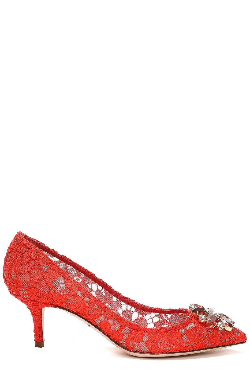 Dolce & Gabbana Bellucci Lace Embellished Pumps