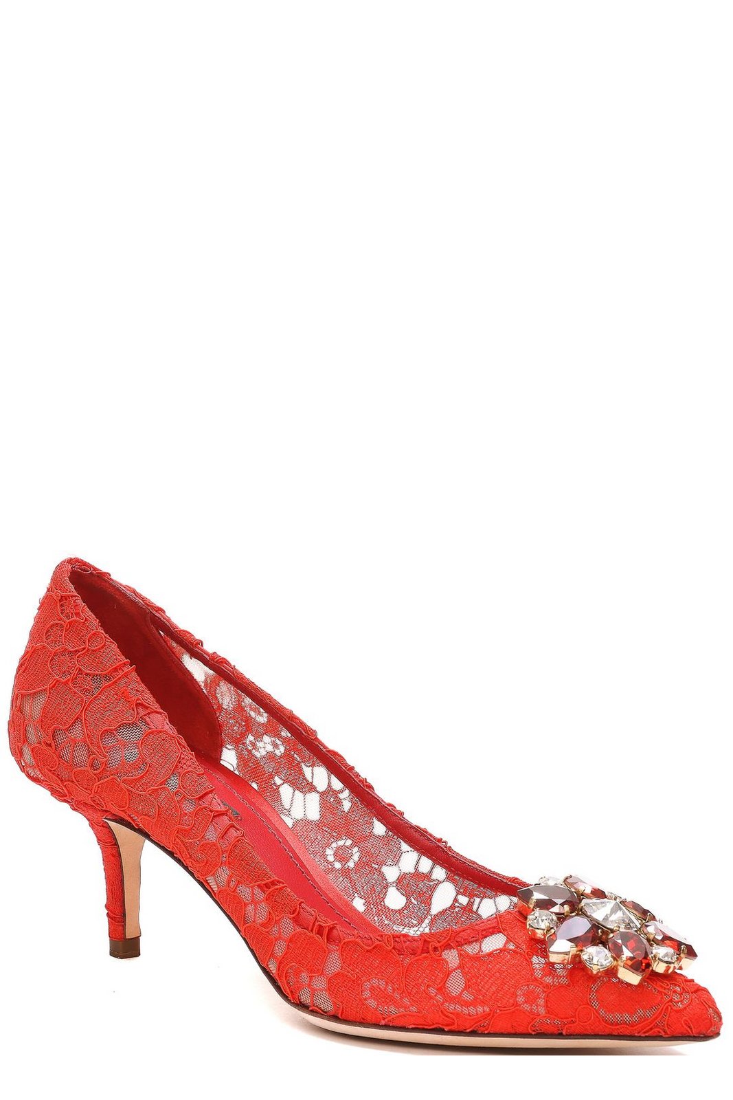 Dolce & Gabbana Bellucci Lace Embellished Pumps