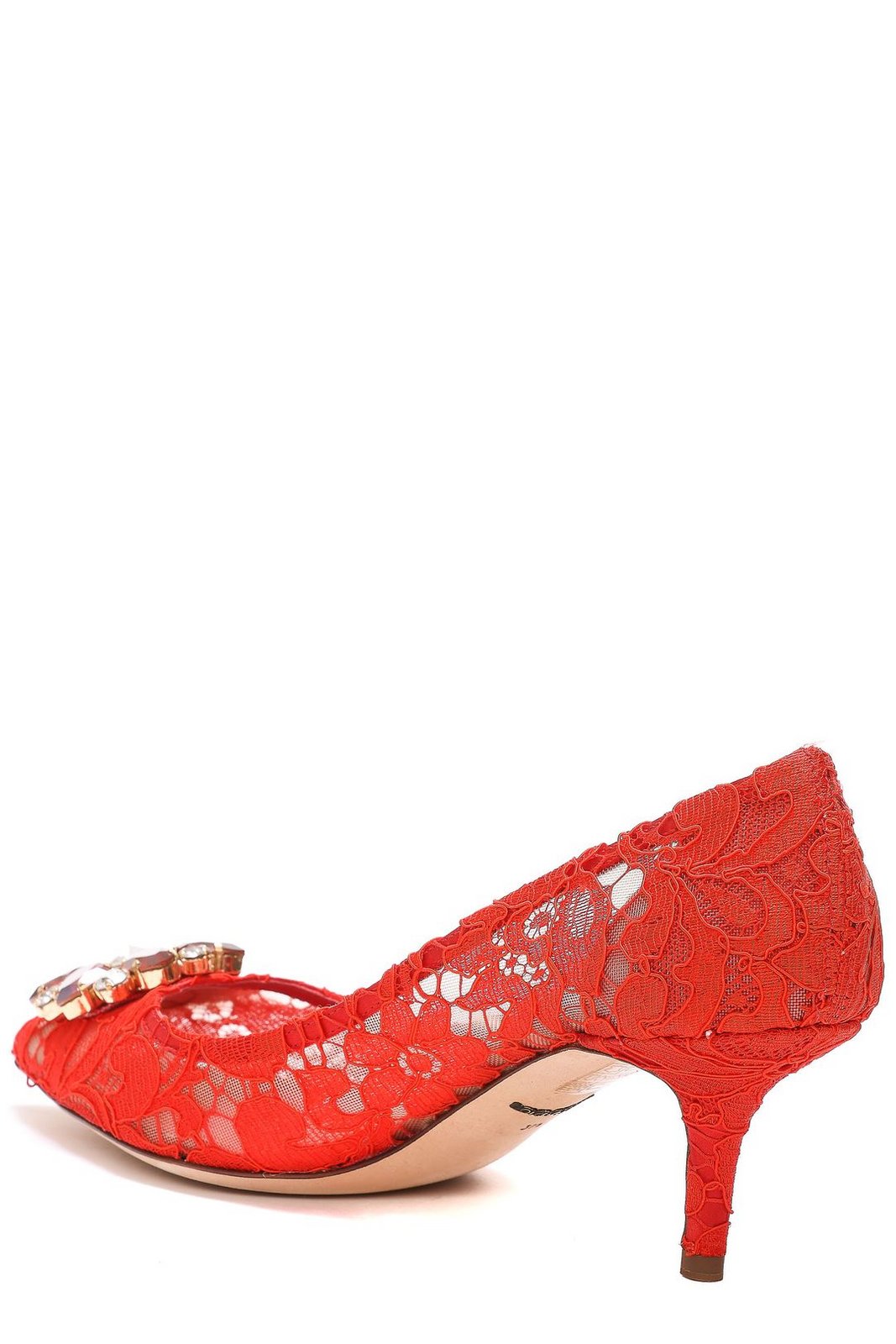 Dolce & Gabbana Bellucci Lace Embellished Pumps