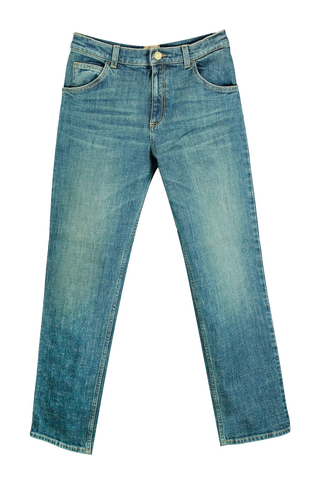 Gucci Kids Horsebit Logo Patch Jeans