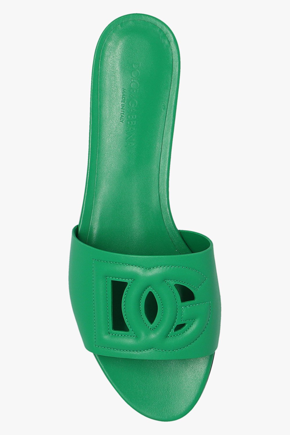 Dolce & Gabbana DG Embossed Cut-Out Slides