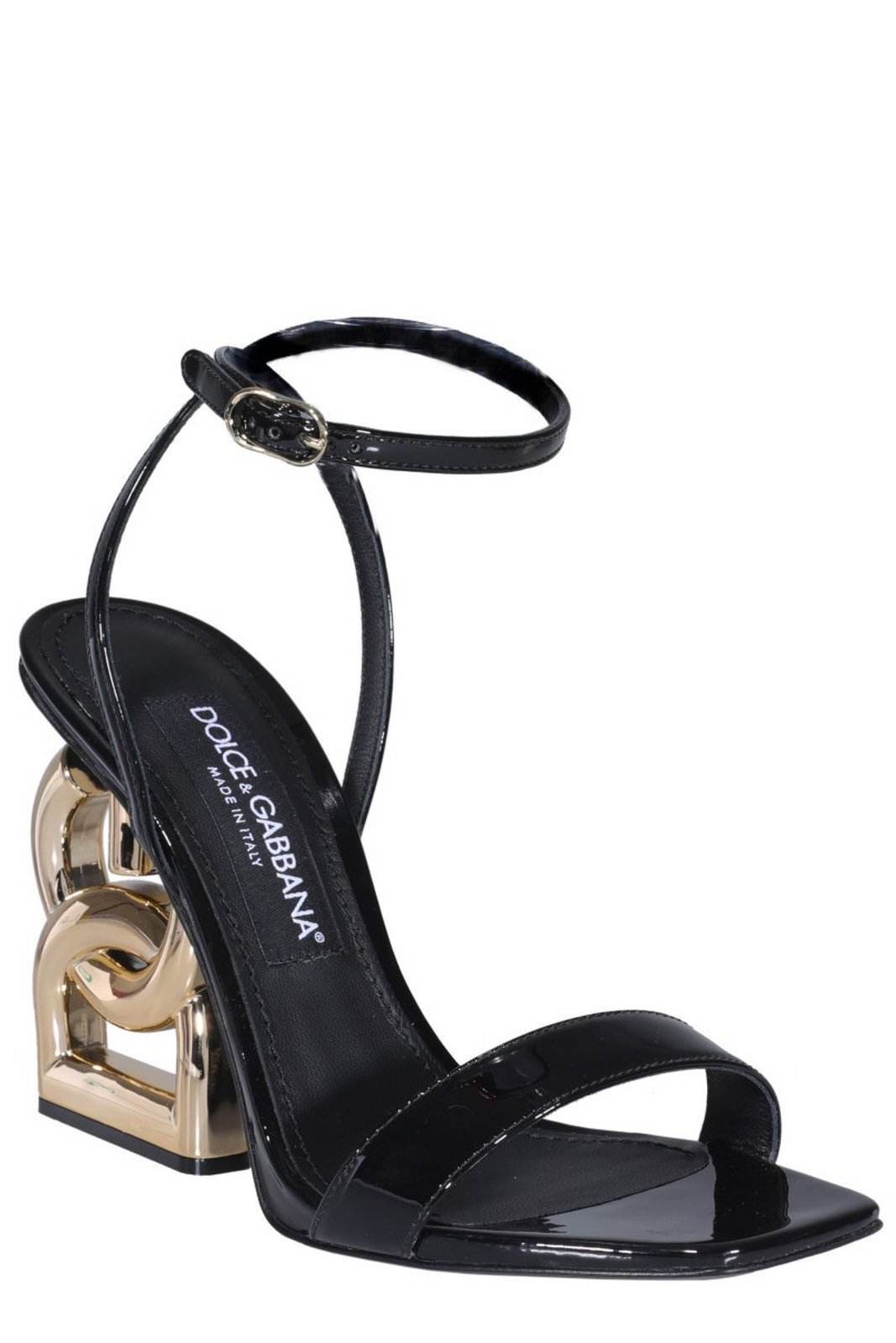 Dolce & Gabbana Keira Logo Heel Sandals