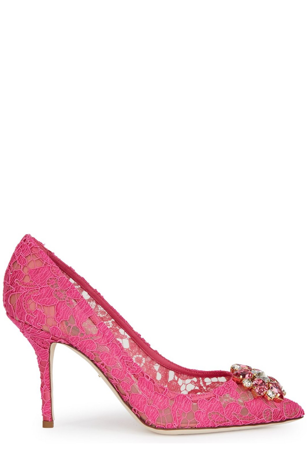 Dolce & Gabbana Bellucci Embellished Lace Stilettos