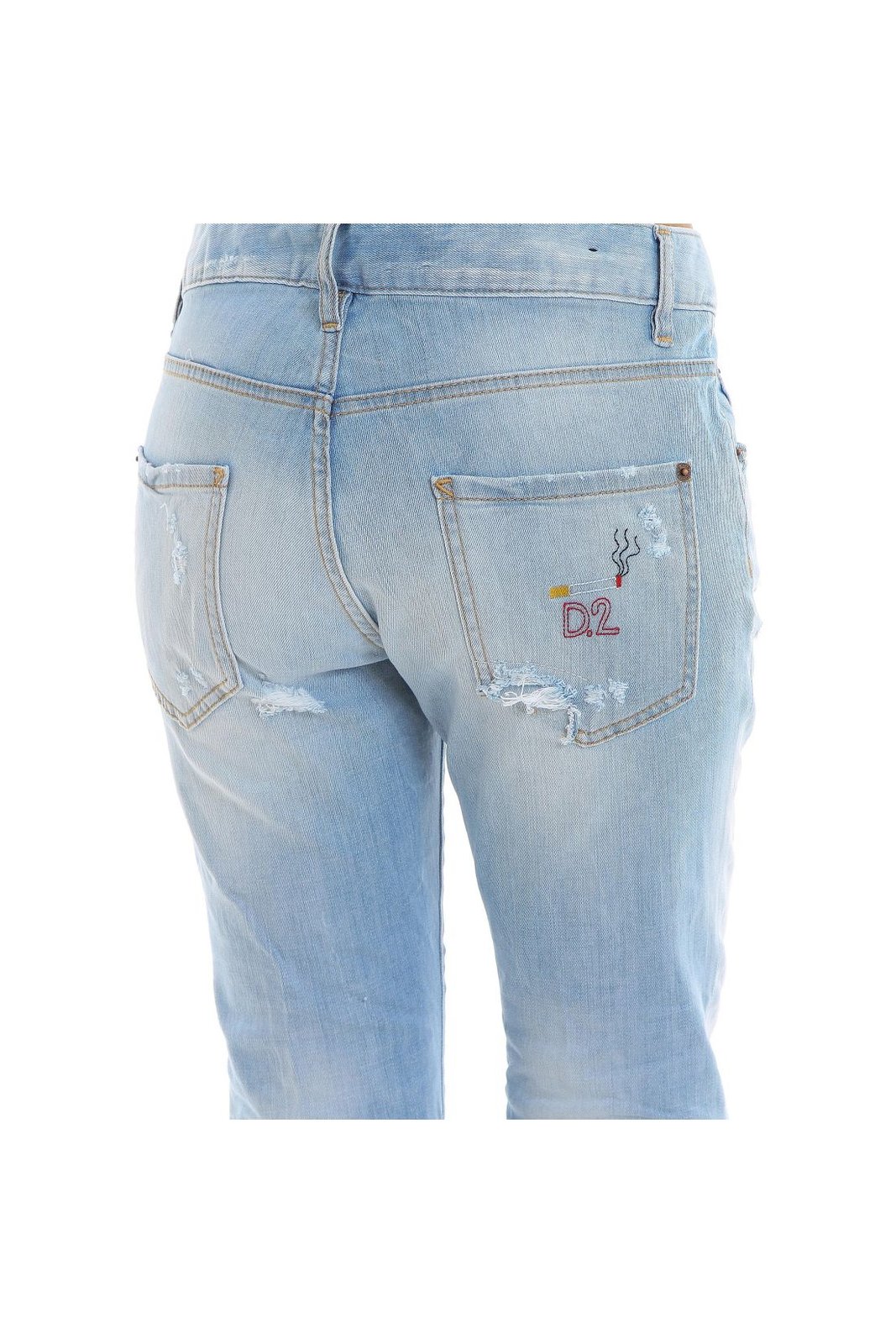 Dsquared2 Cropped Leg Jeans