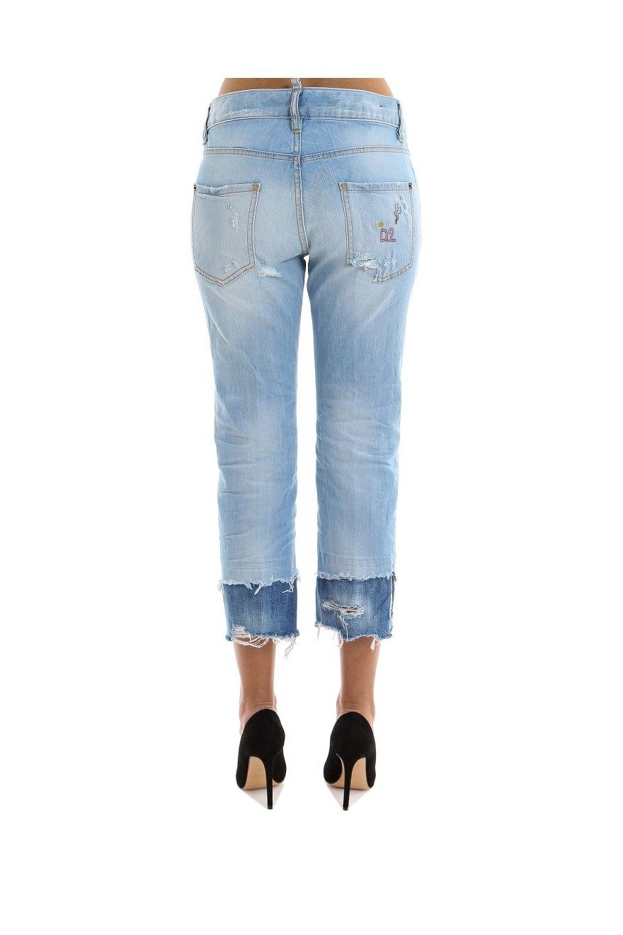 Dsquared2 Cropped Leg Jeans