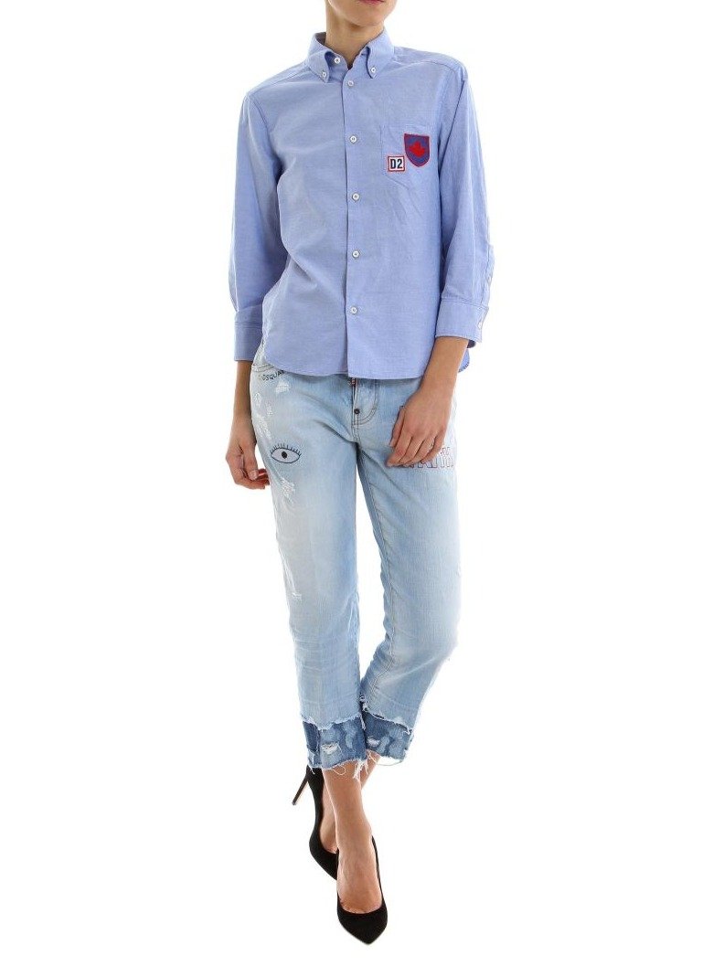 Dsquared2 Cropped Leg Jeans