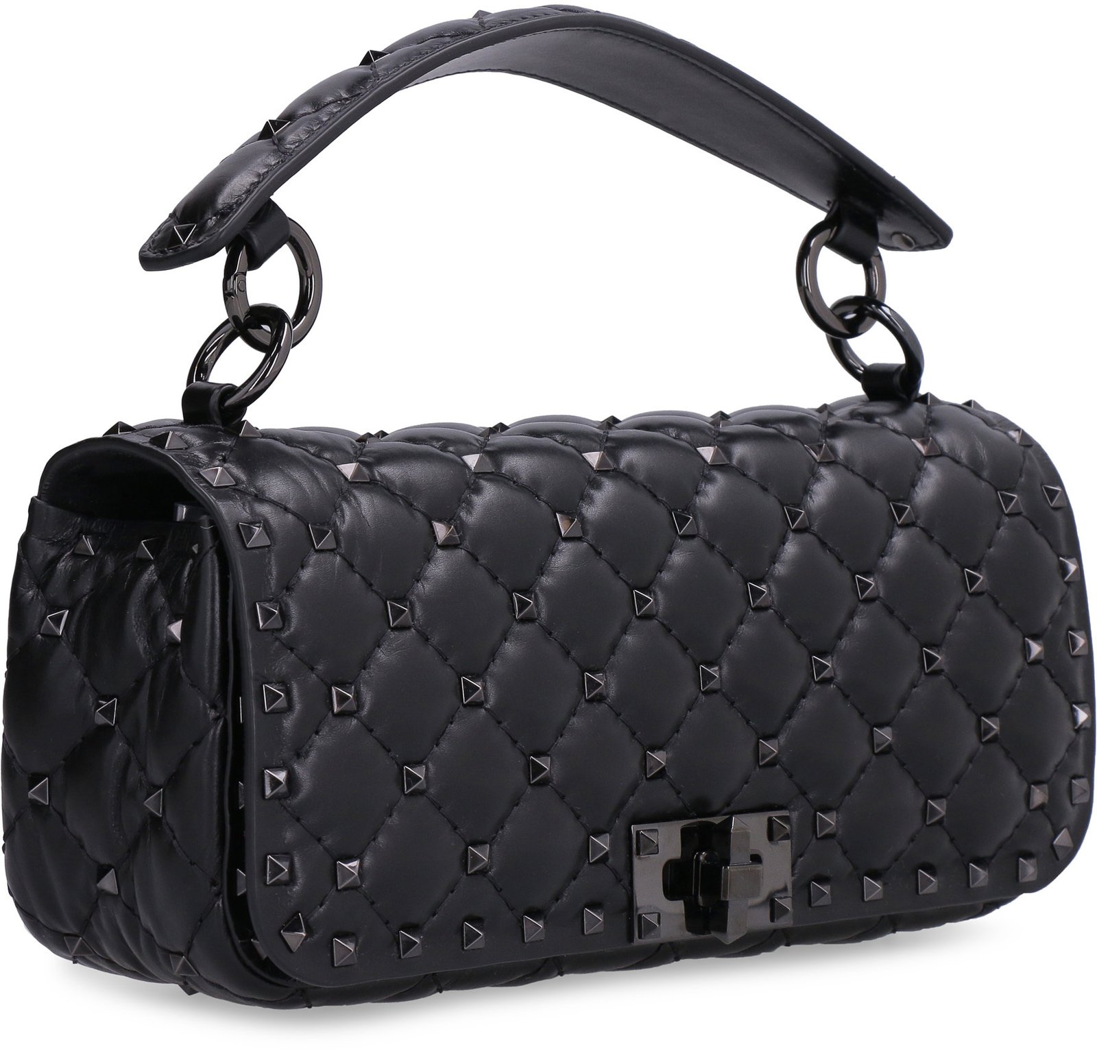 Valentino Garavani Rockstud Spike Quilted Shoulder Bag