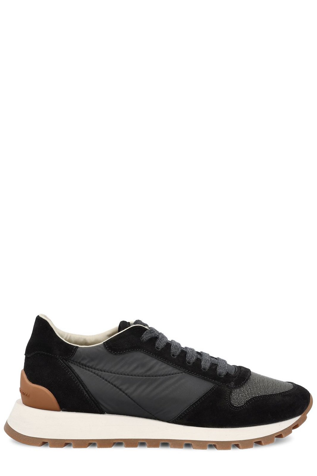 Brunello Cucinelli Panelled Lace-Up Sneakers