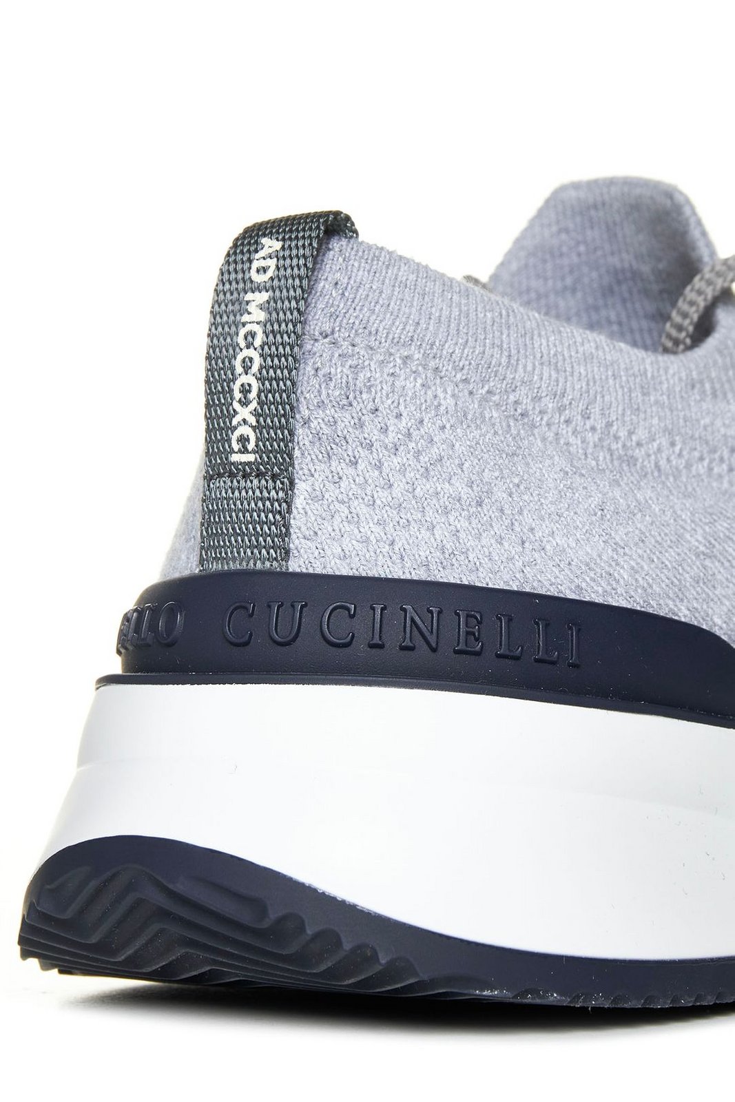 Brunello Cucinelli Knitted Lace-Up Sneakers