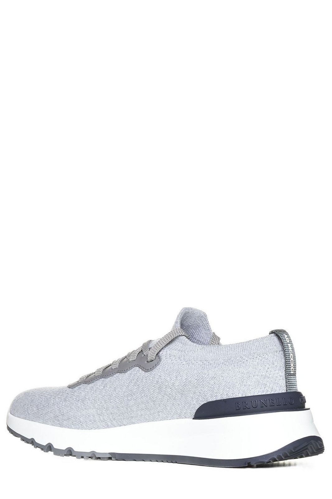 Brunello Cucinelli Knitted Lace-Up Sneakers