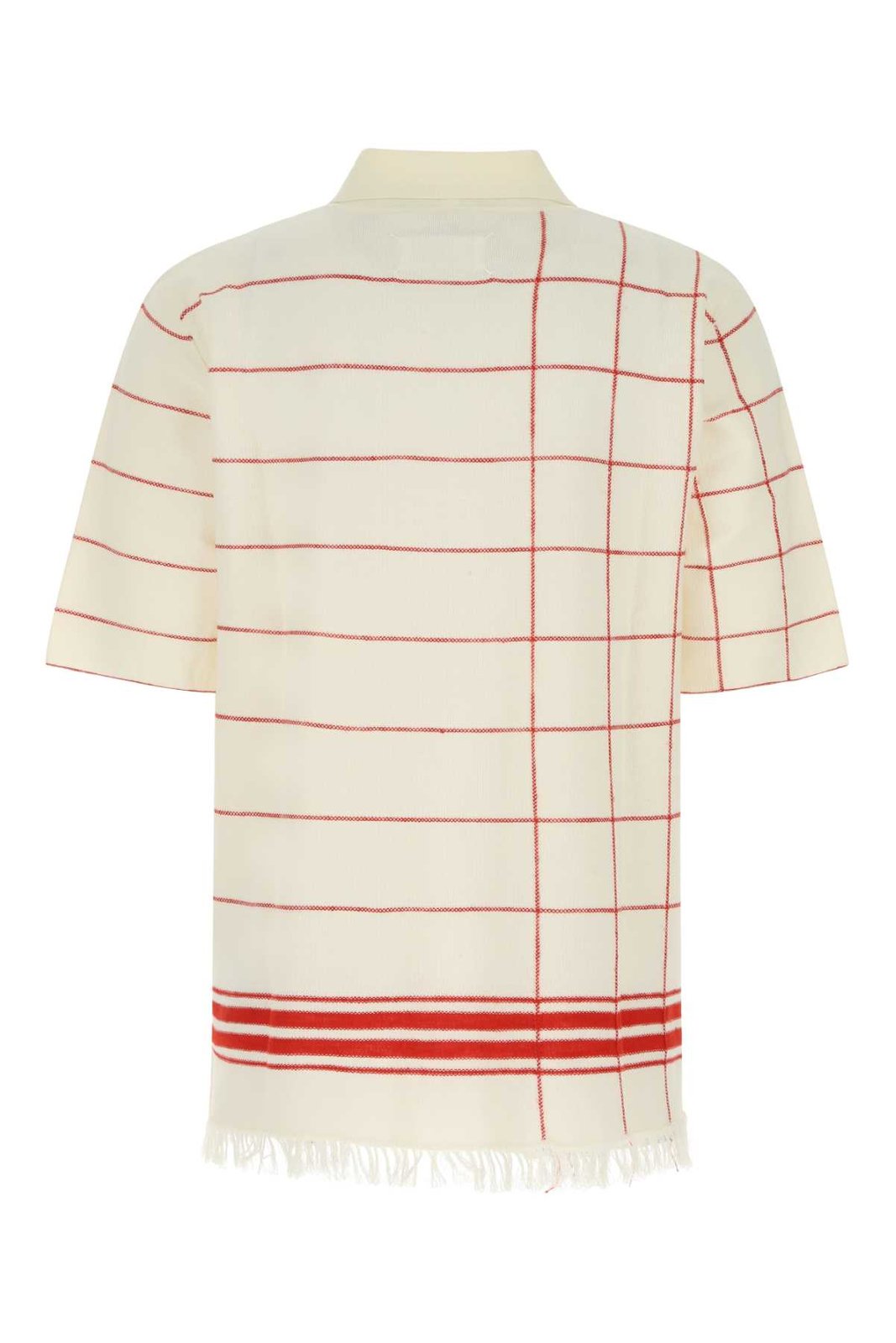 Maison Margiela Striped Short-Sleeved Polo Shirt