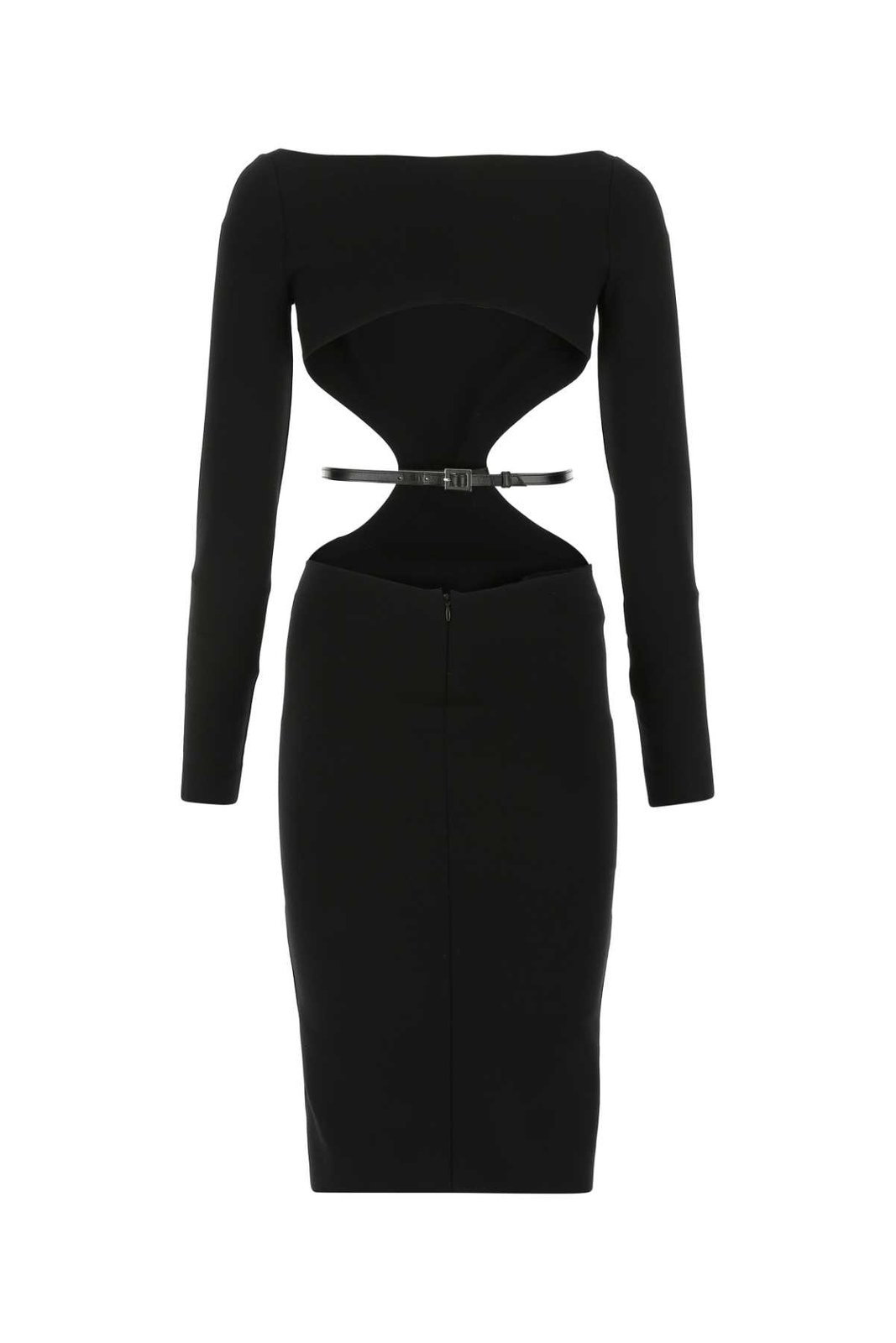 Dsquared2 Cut-Out Detailed Belted Midi Dress