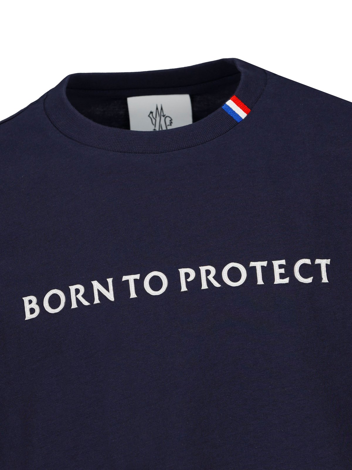 Moncler Enfant Logo Printed Crewneck T-Shirt