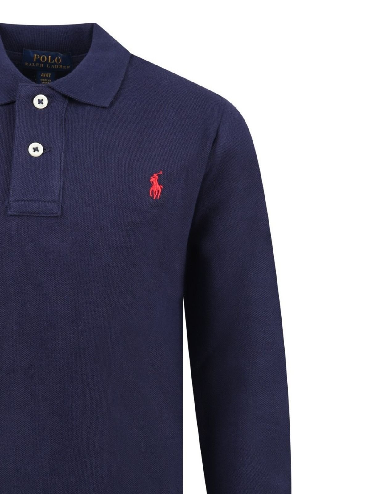 Polo Ralph Lauren Kids Logo Embroidered Long Sleeved Polo Shirt