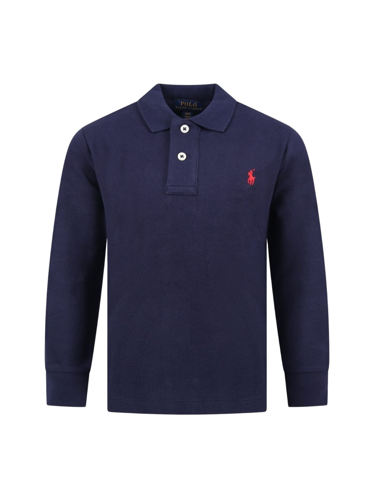 Polo Ralph Lauren Kids Logo Embroidered Long Sleeved Polo Shirt
