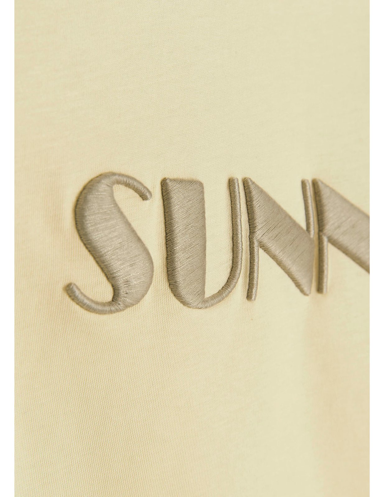 Sunnei logo-Embroidered Crewneck T-Shirt