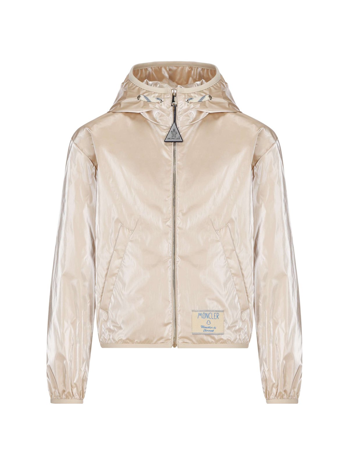 Moncler Enfant Logo Embroidered Hooded Jacket