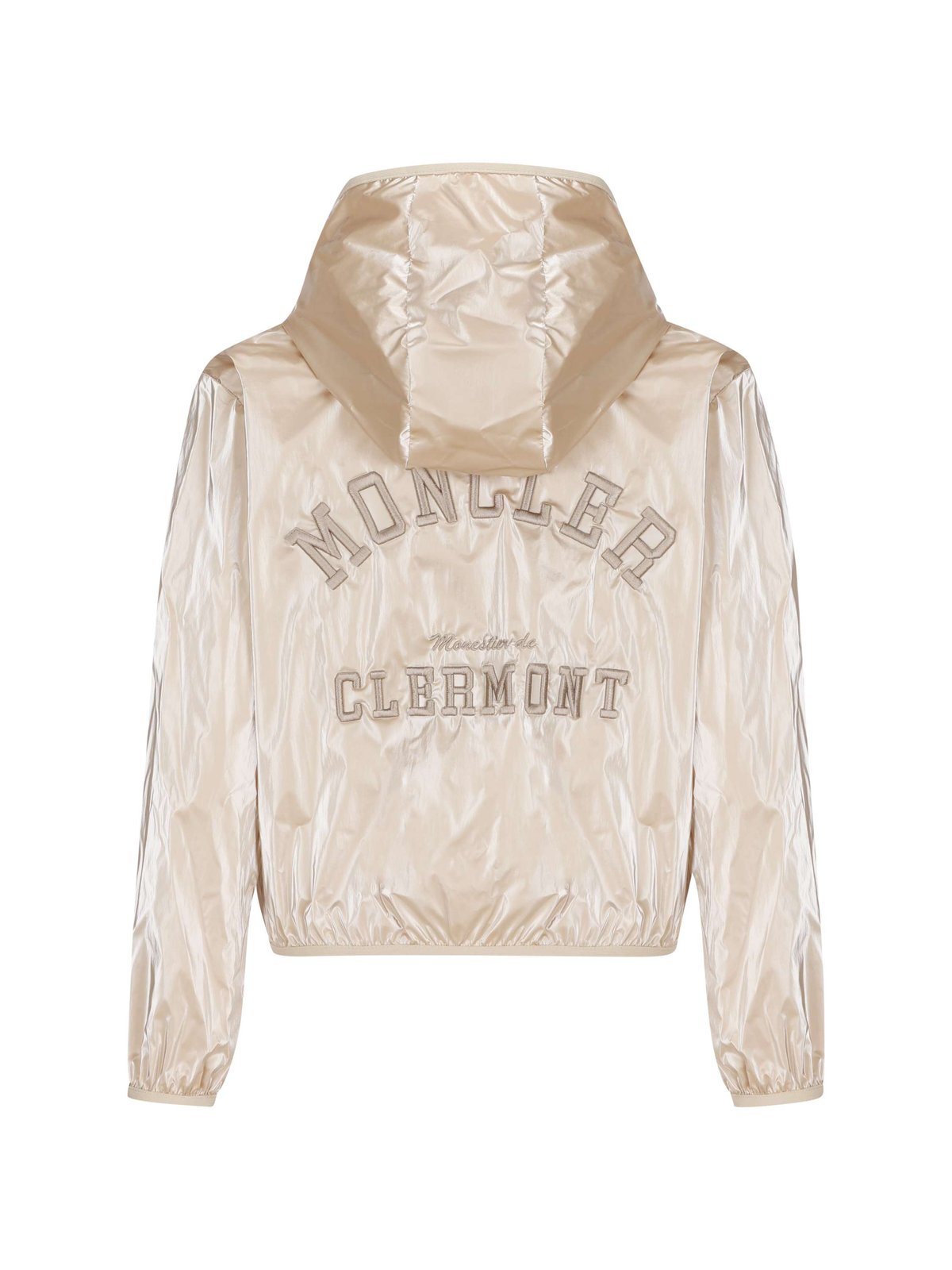 Moncler Enfant Logo Embroidered Hooded Jacket