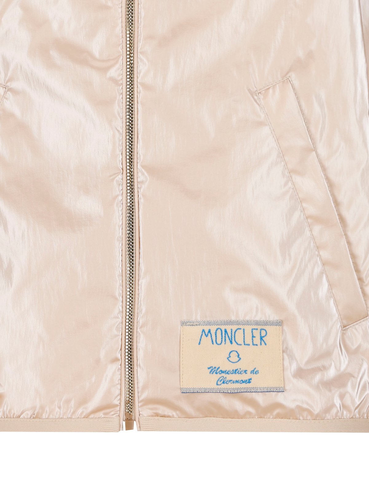 Moncler Enfant Logo Embroidered Hooded Jacket