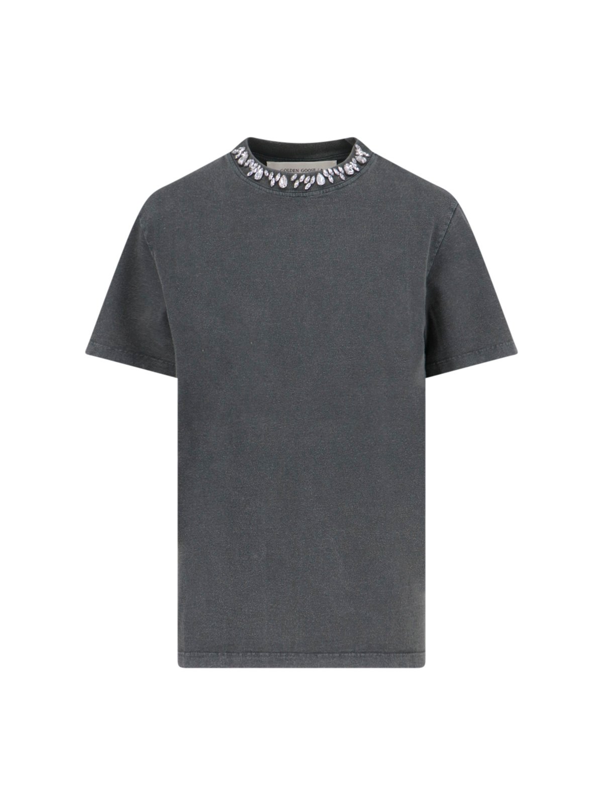 Golden Goose Deluxe Brand Embellished Crewneck Short-Sleeved T-Shirt