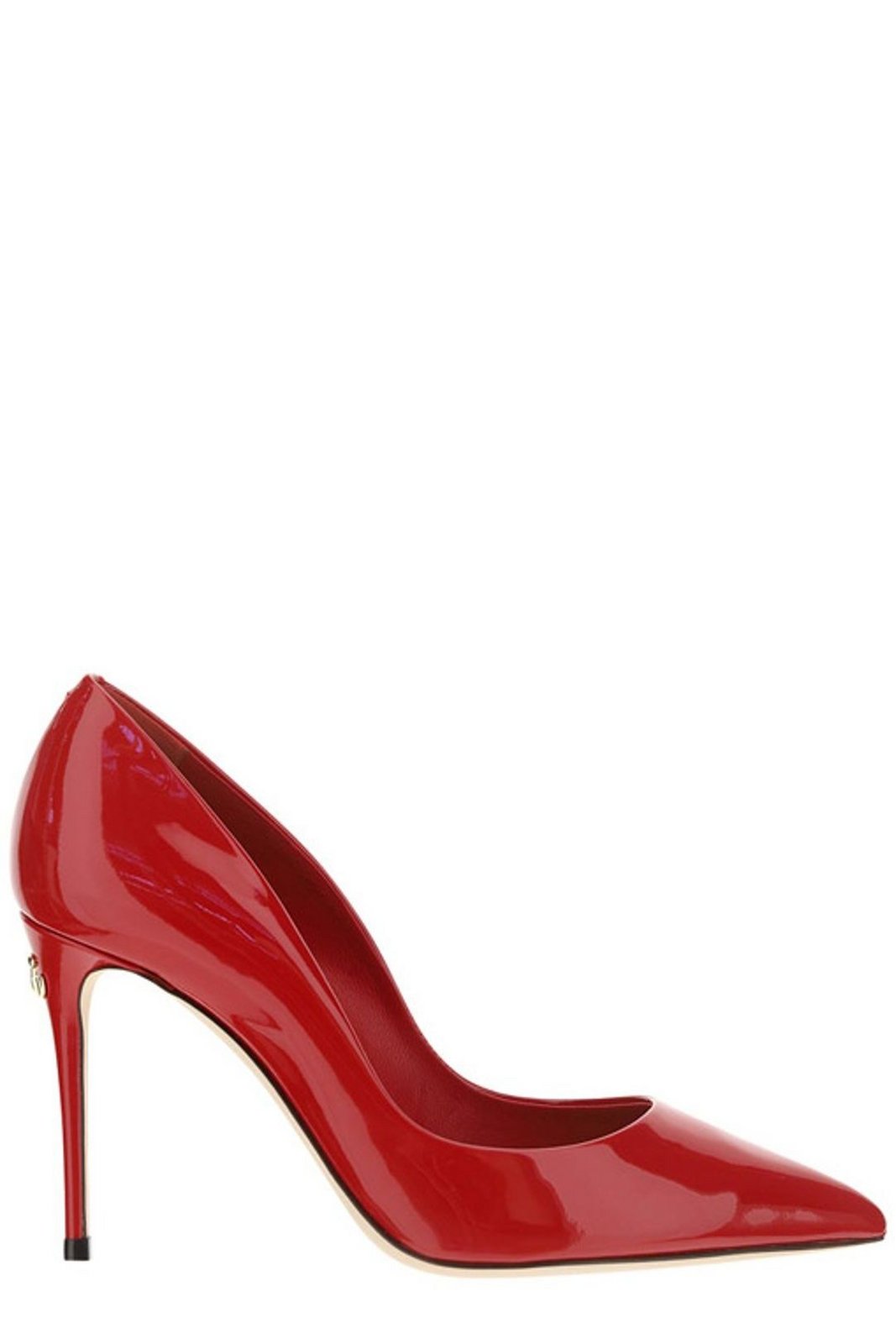 Dolce & Gabbana Logo Plaque Pointed-Toe Pumps
