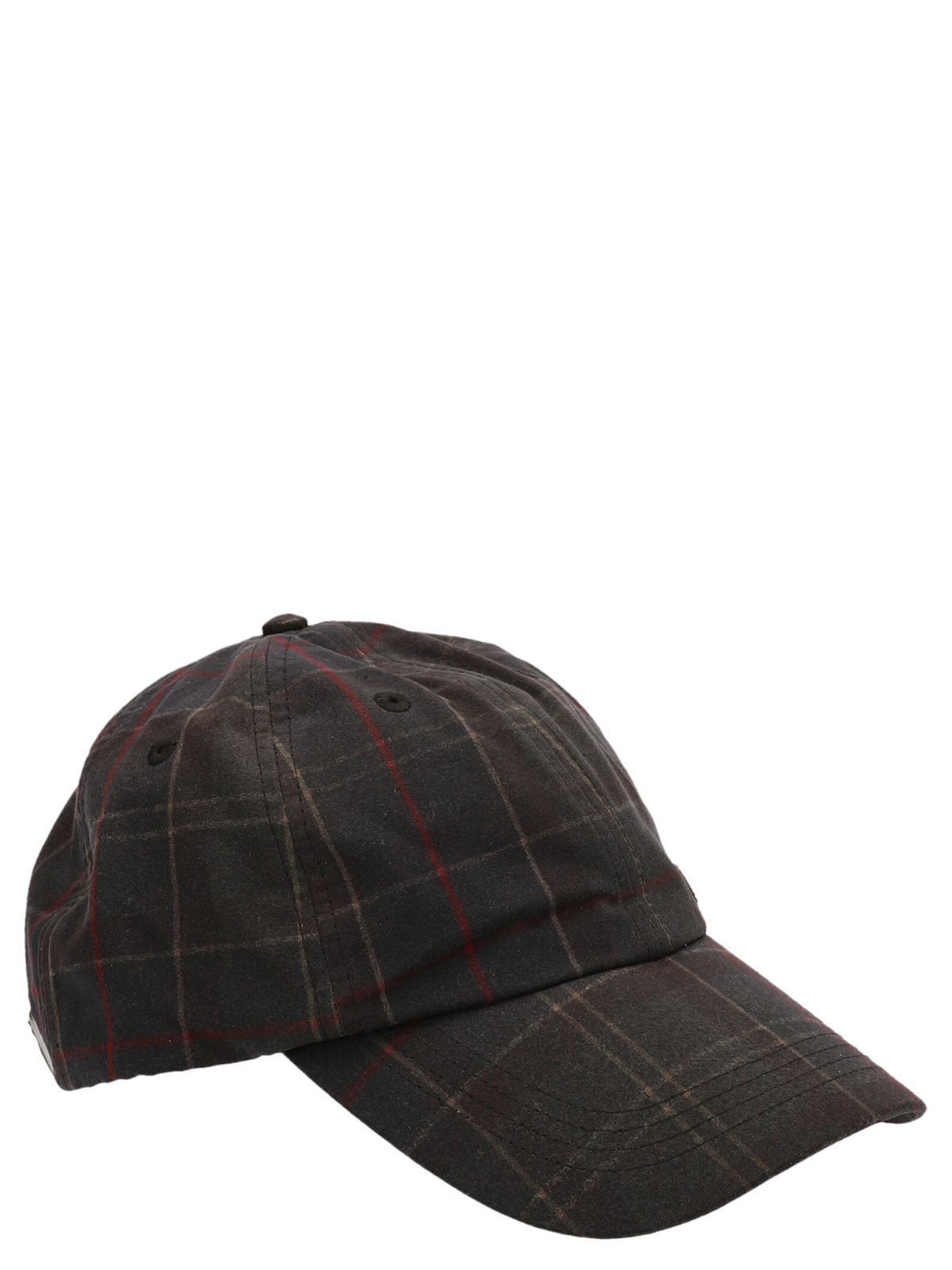 Barbour Checkered Logo Patch Baseball Cap