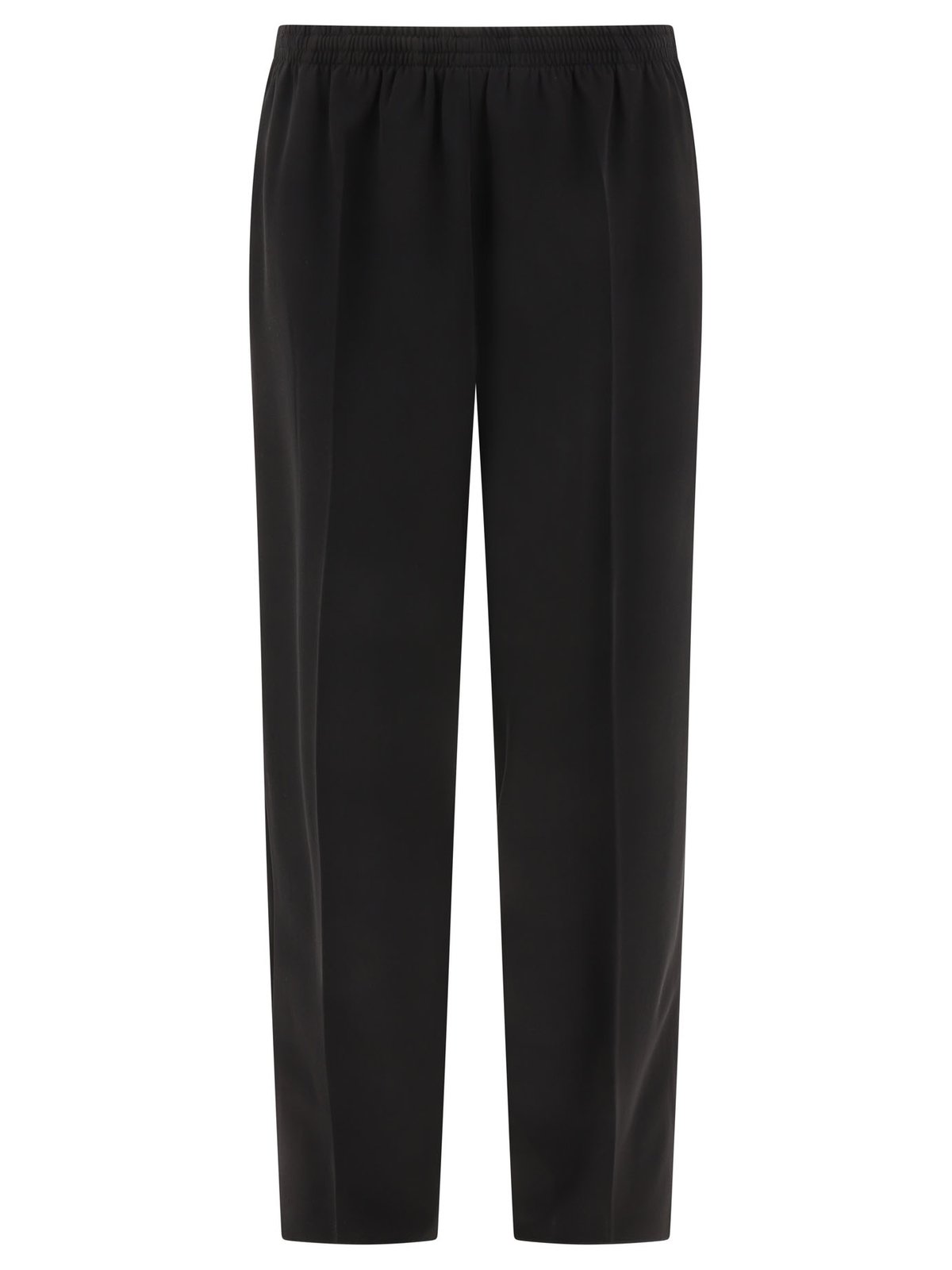 Balenciaga Elastic Waist Straight-Leg Trousers