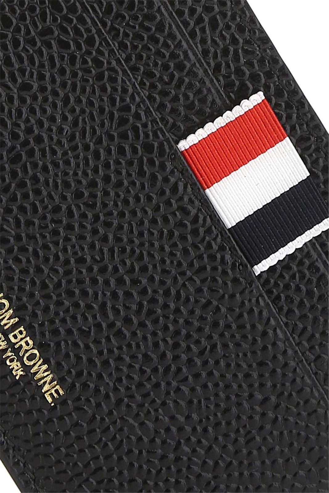 Thom Browne Logo Printed Credit Card Holder