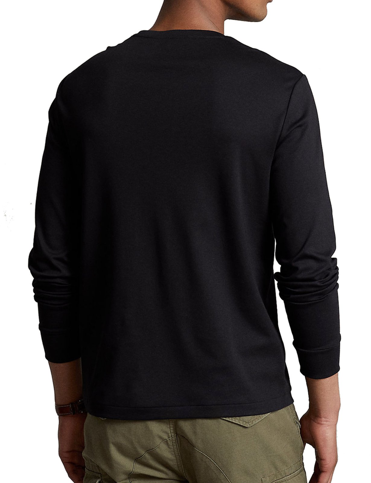 Polo Ralph Lauren Logo Embroidered Long-Sleeved Top