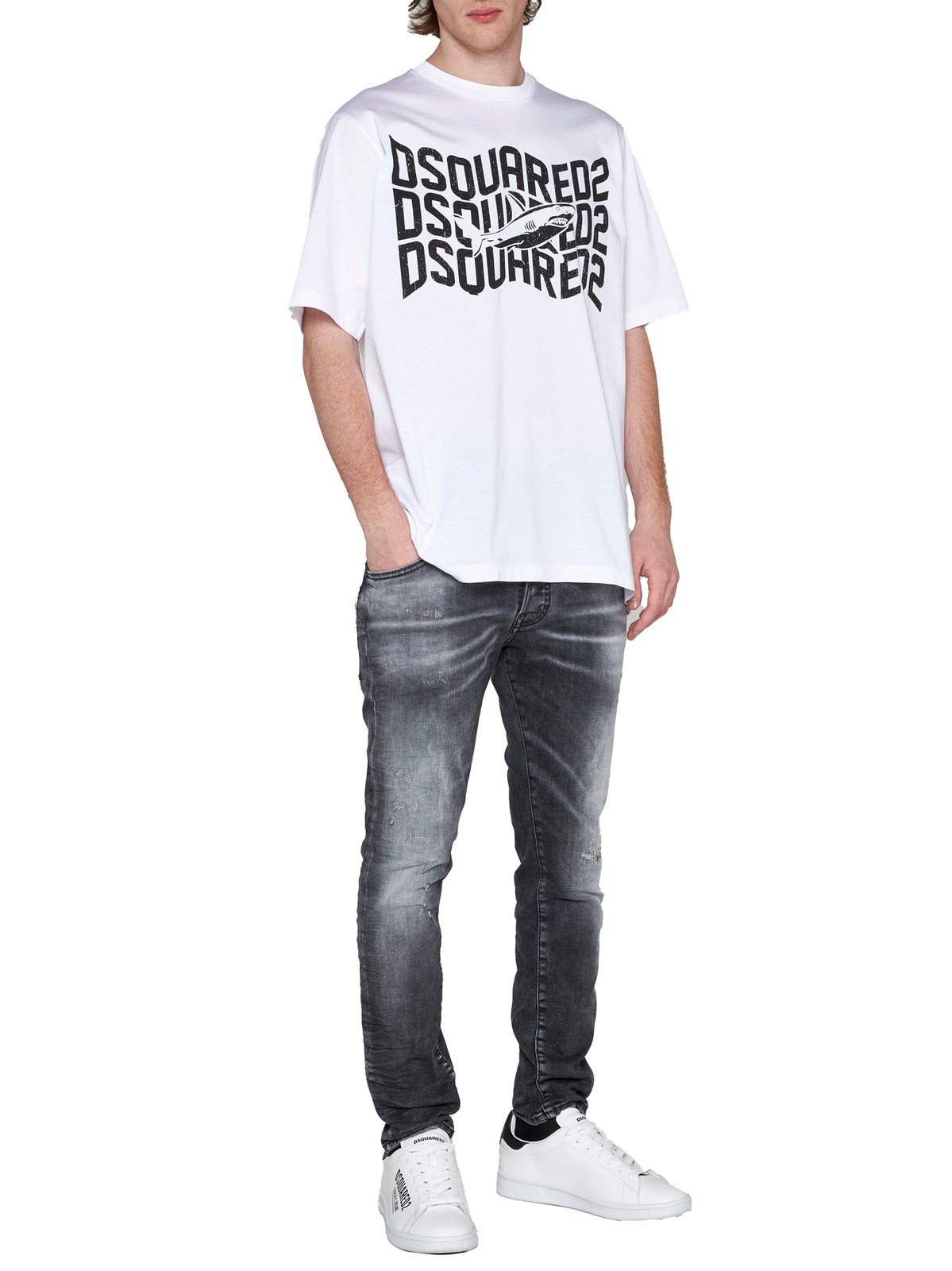Dsquared2 Distressed Skinny Jeans