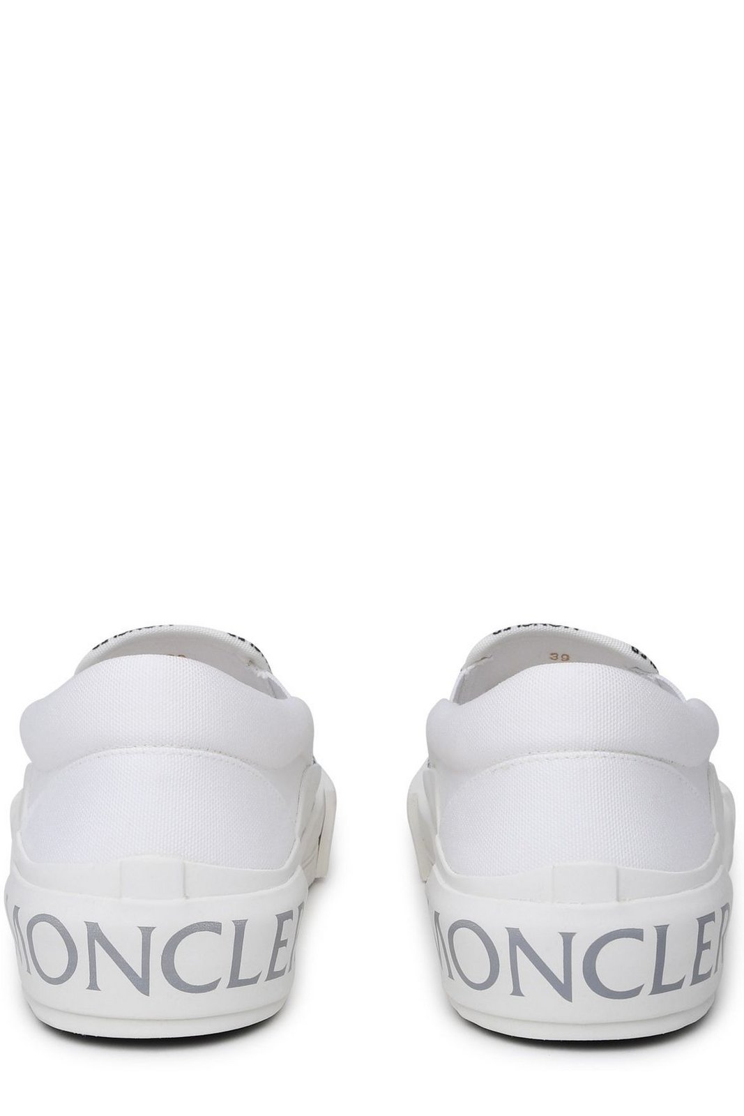 Moncler Round Toe Logo Trim Sneakers