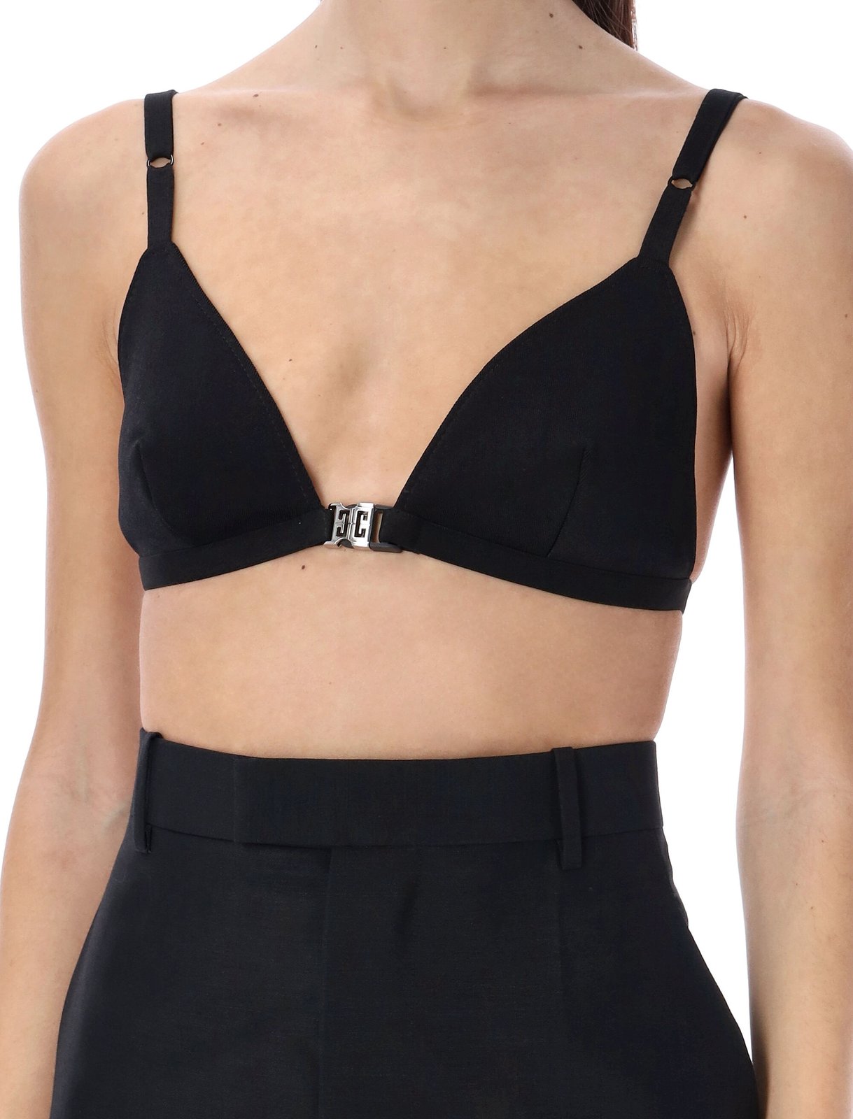Givenchy 4G Buckle Knitted Bra